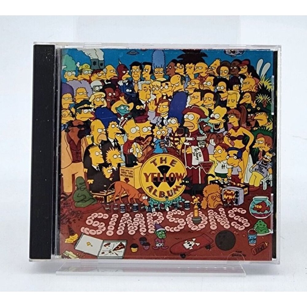 Yellow Album by The Simpsons (Cartoon) (CD 1998 Geffen) Matt Groening‎